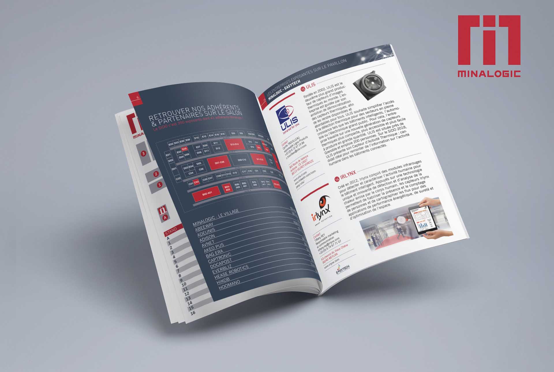 MINALOGIC mise en page guide graphiste grenoble