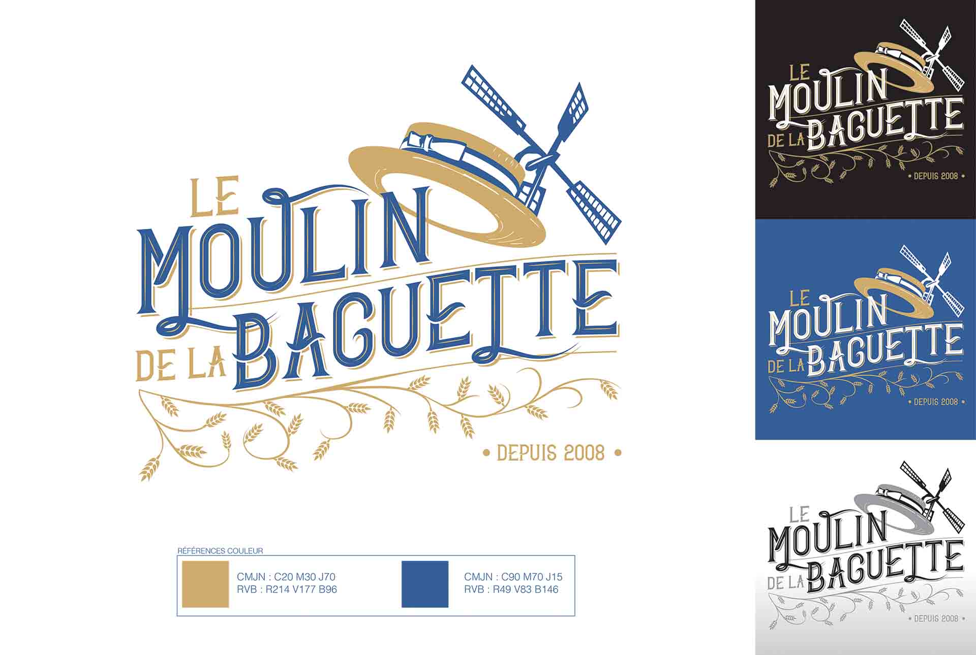 baguette charte graphique logo graphiste grenoble