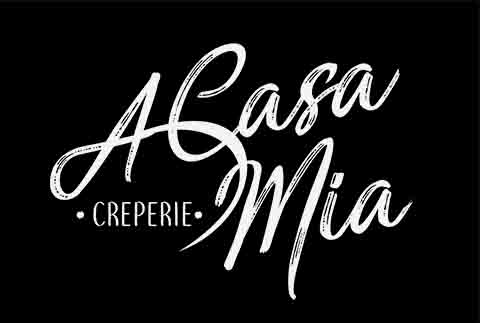 casa mia creation logo restaurant grenoble