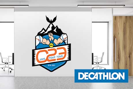 decathlon creation blason graphiste grenoble