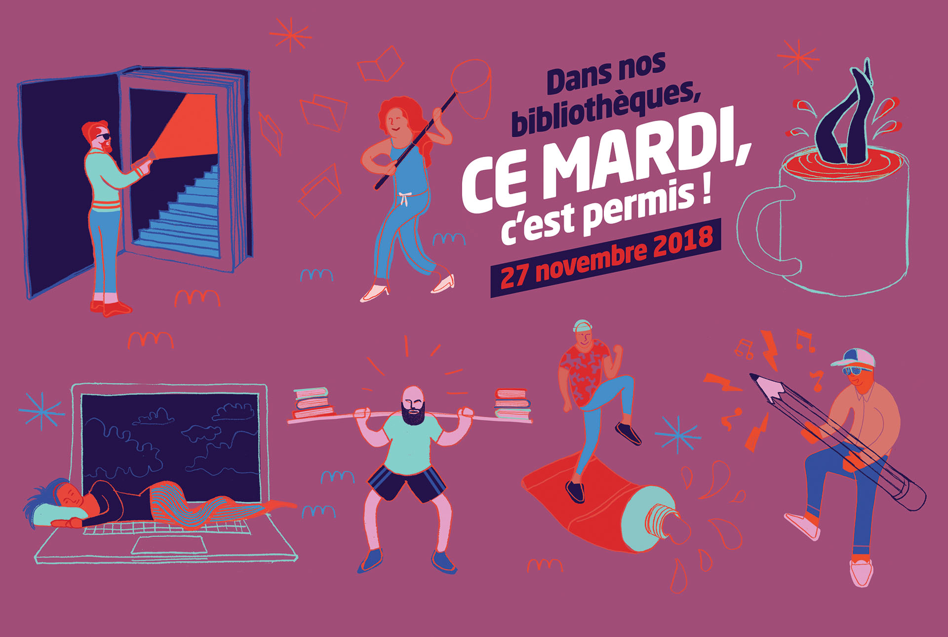 Creation affiche illustrateur grenoble