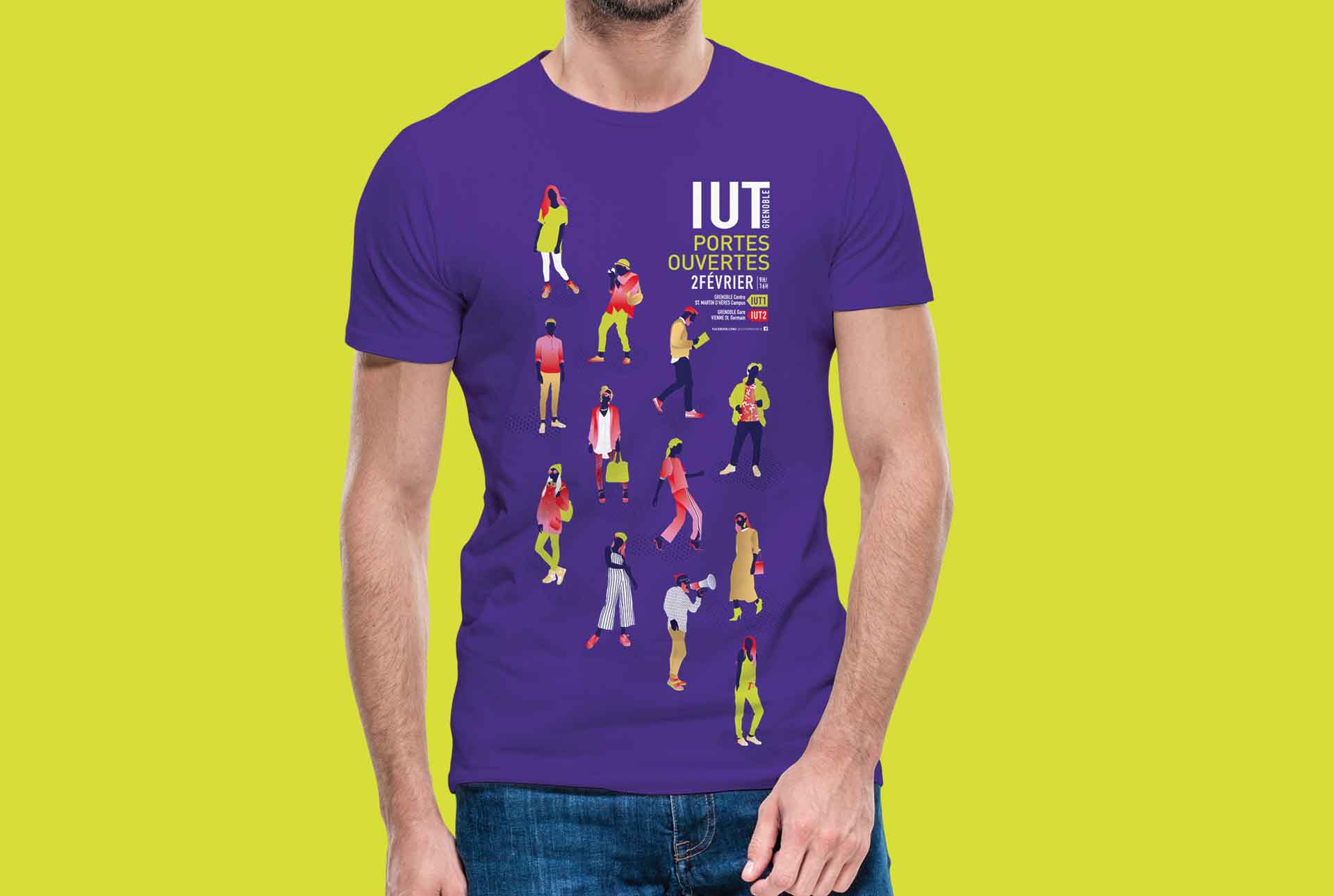 IUT 2019 creation t-shirt graphiste grenoble