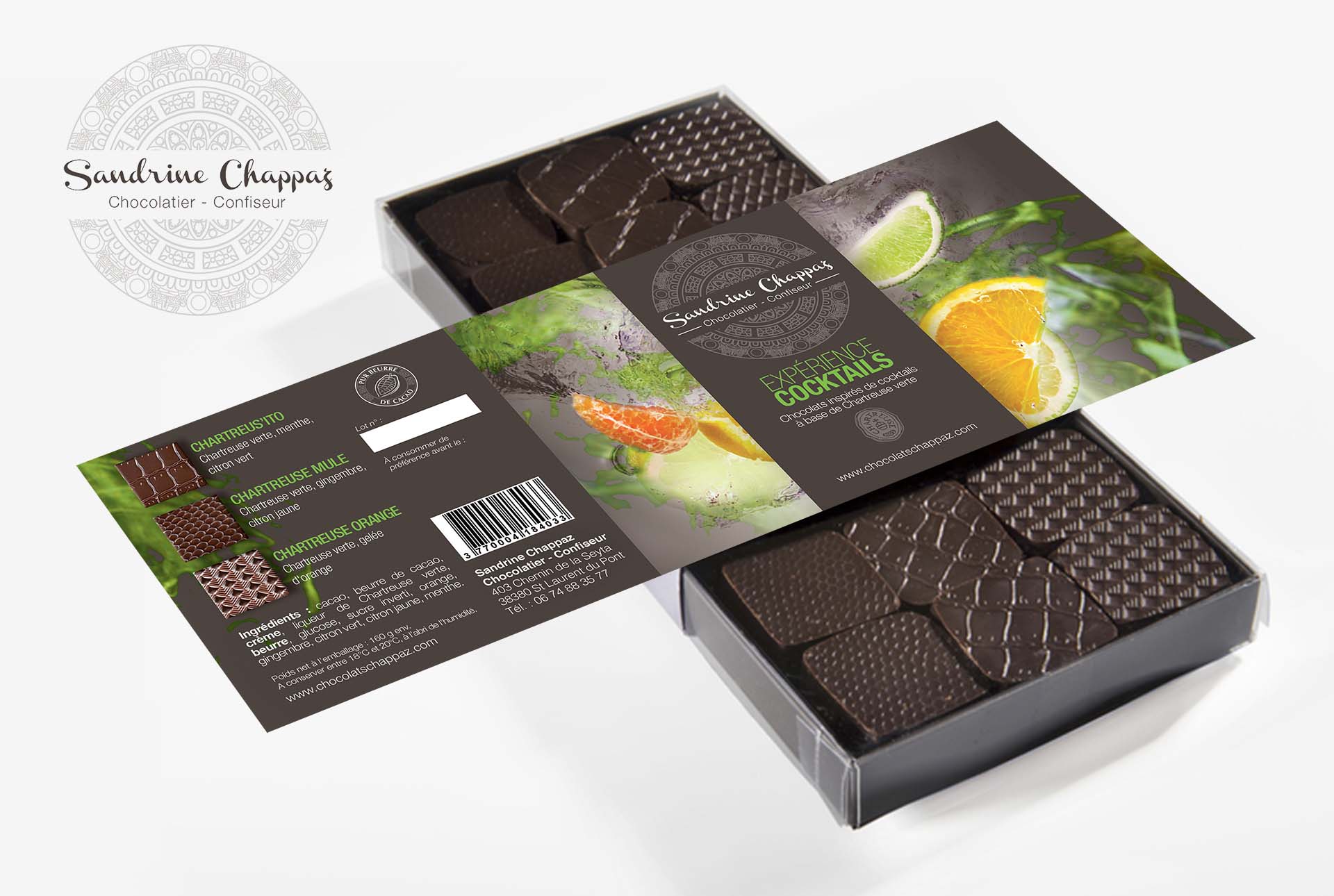 Chappaz creation etiquette emballage alimentaire graphiste grenoble