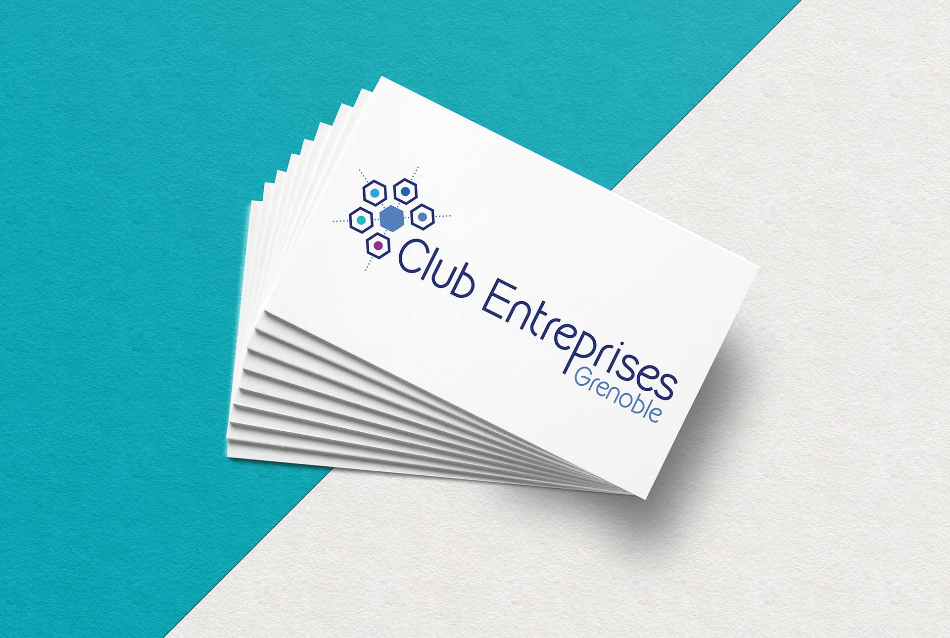 Club entreprise creation logo graphiste grenoble