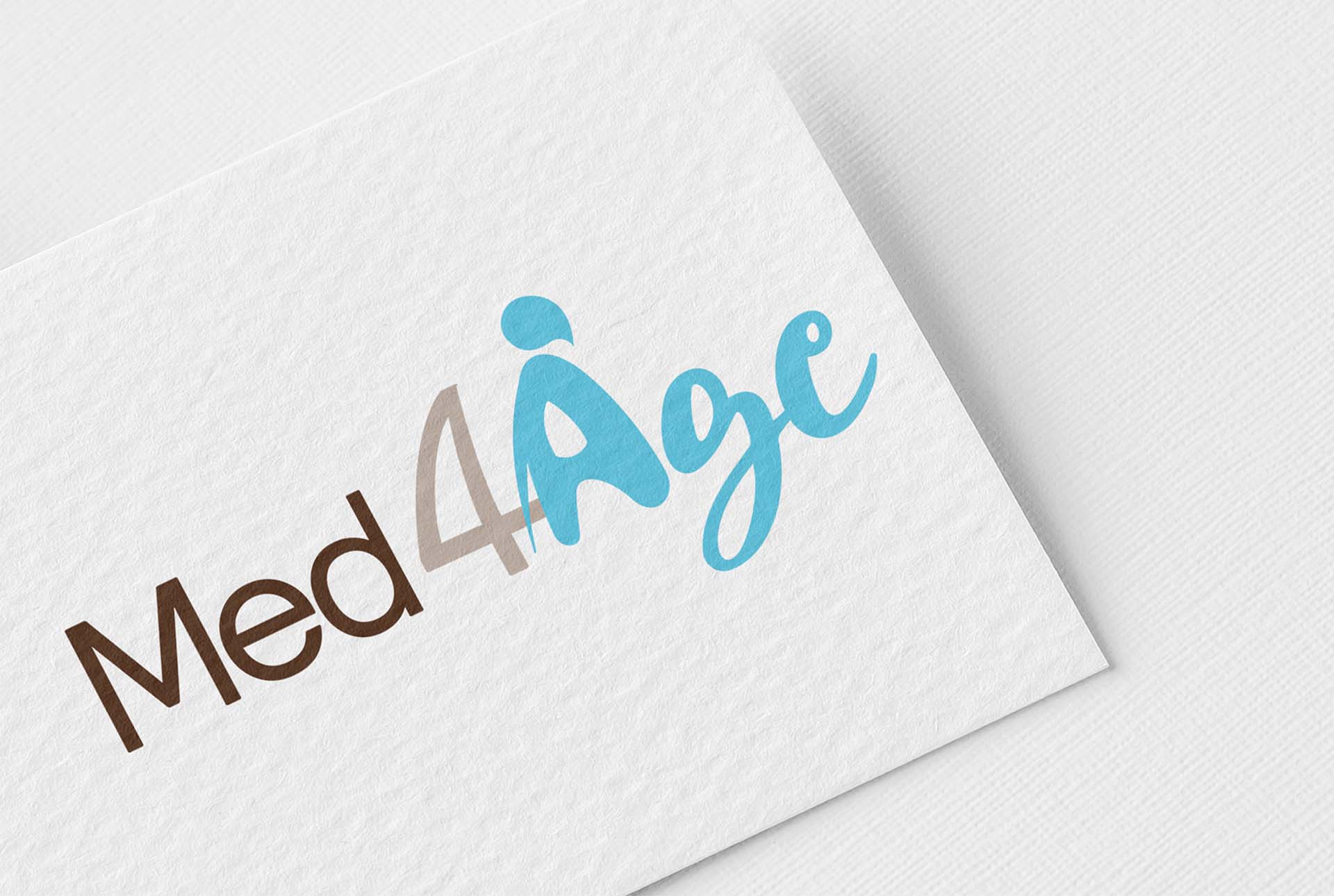 Med4Age creation logo medical graphiste grenoble