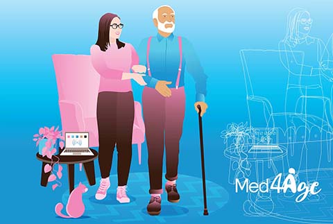 Med4Age dessin medical graphiste grenoble