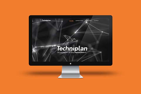 TECHNIPLAN creation site web graphiste grenoble