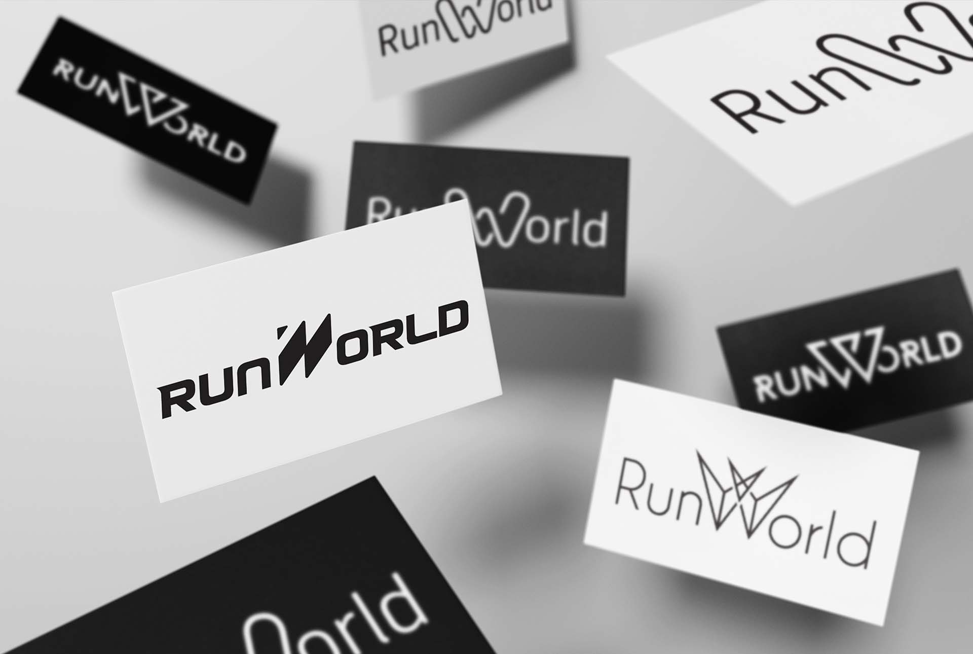 run world creation logo sportif graphiste grenoble