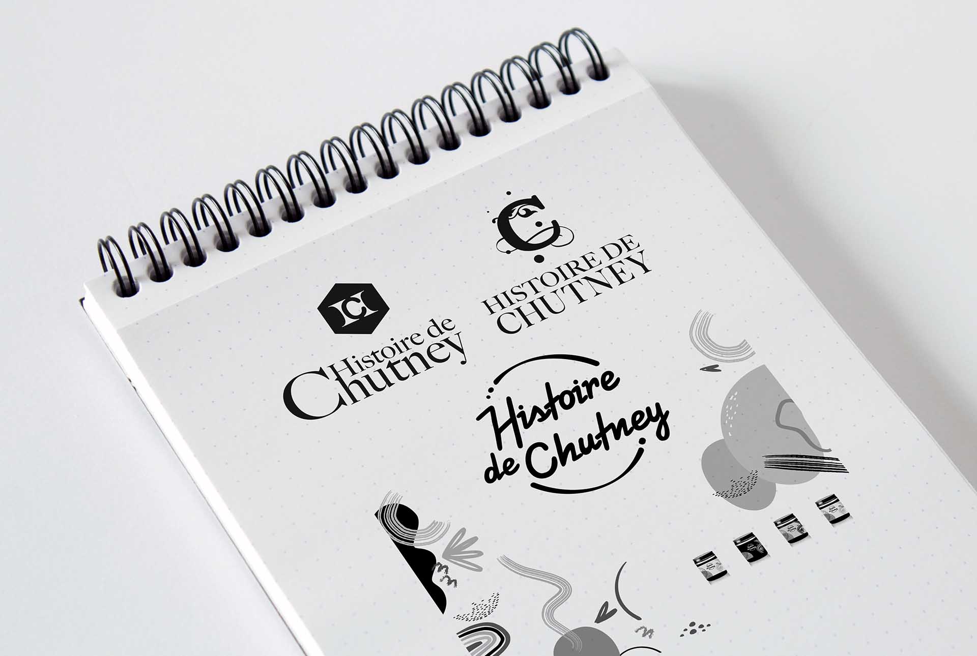 chutney creation logo alimentaire graphiste grenoble